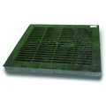 Homestead 1212 12 x 12 in. Green Square Grate HO865788